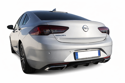 💫ART.0435 DIFFUSORE POSTERIORE PER OPEL INSIGNIA B 2018+ NERO LUCIDO💫