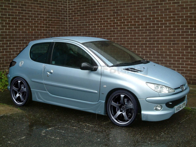 ❤️Minigonne laterali spoiler PEUGEOT 206 3 porte❤️