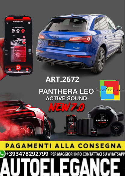 🔥ART.2672 PANTHERA SOUND SYSTEM ADATTO PER AUDI Q5 S-LINE SUV MK2 FACELIFT🔥