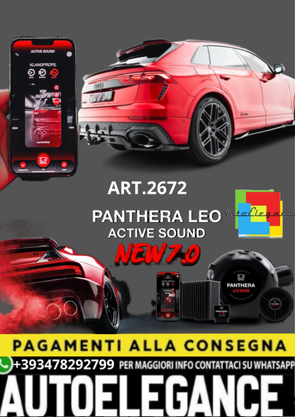 🔥ART.2672 PANTHERA SOUND SYSTEM ADATTO PER AUDI  RSQ8 MK1 FACELIFT🔥