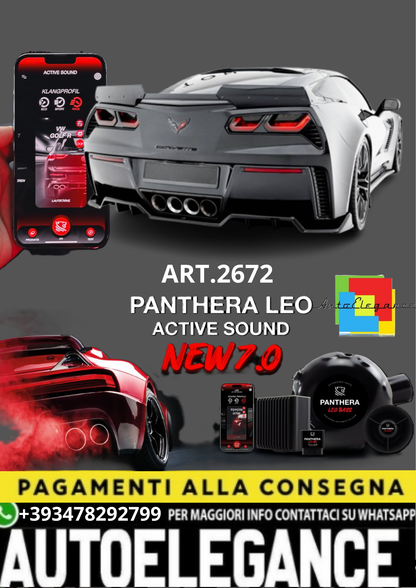 💥💣ART.2672 PANTHERA SOUND SYSTEM ADATTO PER CHEVROLET CORVETTE Z06 C7💣💥