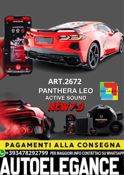💥💣ART.2672 PANTHERA SOUND SYSTEM ADATTO PER CHEVROLET CORVETTE C8💣💥