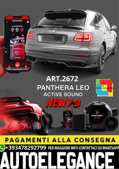 💥💣ART.2672 PANTHERA SOUND SYSTEM ADATTO PER BENTLEY BENTAYGA MK1💣💥