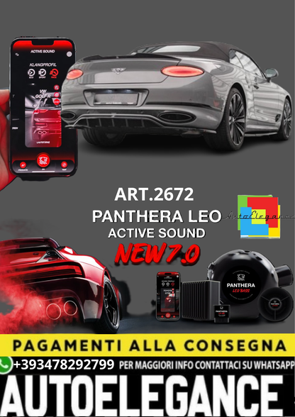 💥💣ART.2672 PANTHERA SOUND SYSTEM ADATTO PER BENTLEY CONTINENTAL GT MK3💣💥