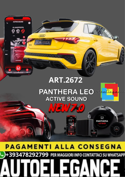 🎀ART.2672 PANTHERA SOUND SYSTEM ADATTO PER AUDI RS3 8Y SPORTBACK🎀