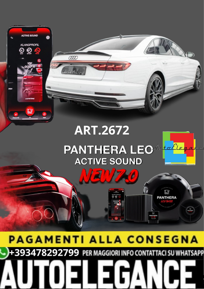 🔥ART.2672 PANTHERA SOUND SYSTEM ADATTO PER AUDI  A8 S-LINE 🔥