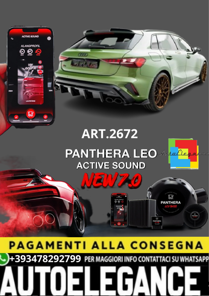 🔥ART.2672 PANTHERA SOUND SYSTEM ADATTO PER AUDI S3 SPORTBACK 8Y FACELIFT🔥 (Copia)