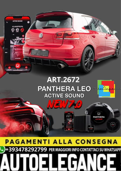 💥ART.2672 PANTHERA SOUND SYSTEM ADATTO PER VOLKSWAGEN GOLF GTI MK6💥