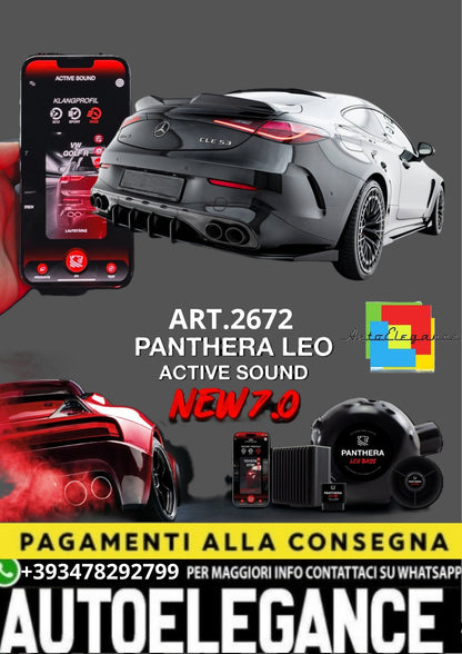 💥 ART.2672 PANTHERA SOUND SYSTEM ADATTO PER  MERCEDES BENZ  CLE 53 C236 AMG💥