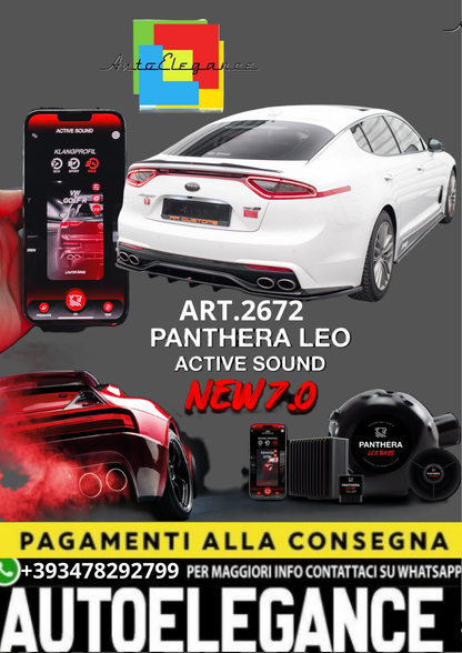 🎀ART.2672 PANTHERA SOUND SYSTEM ADATTO PER  Kia Stinger GT / GT-Line 🎀