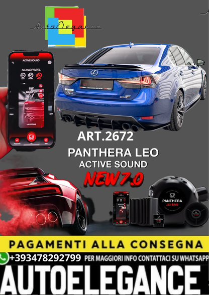 🎀ART.2672 PANTHERA SOUND SYSTEM ADATTO PER Lexus GS F Mk4 Facelift🎀
