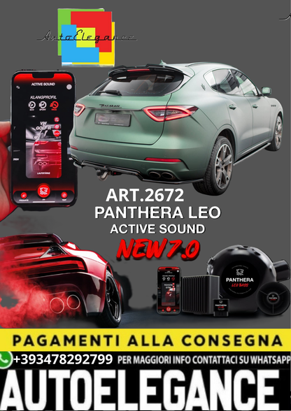 🎀ART.2672 PANTHERA SOUND SYSTEM ADATTO PER Maserati Levante Mk1🎀