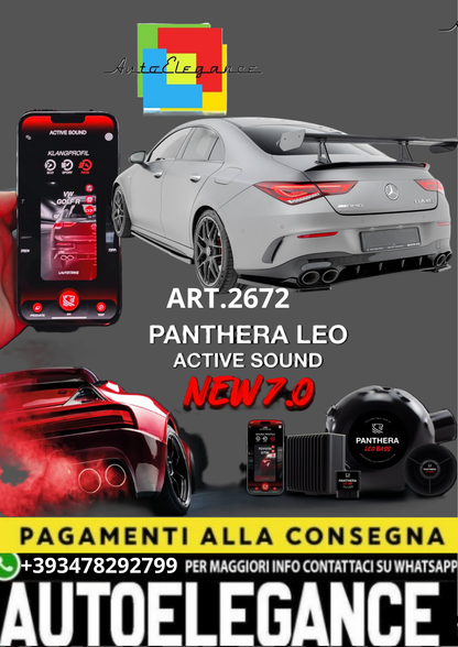 🎀ART.2672 PANTHERA SOUND SYSTEM ADATTO PER  Mercedes-Benz CLA Coupe C118🎀