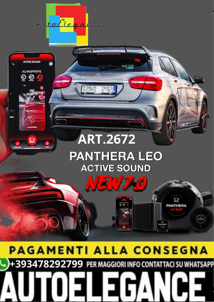 🎀ART.2672 PANTHERA SOUND SYSTEM ADATTO PER  Mercedes-Benz GLA 45 AMG🎀