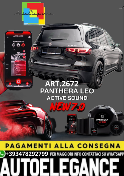 🎀ART.2672 PANTHERA SOUND SYSTEM ADATTO PER  Mercedes-AMG GLB 35🎀