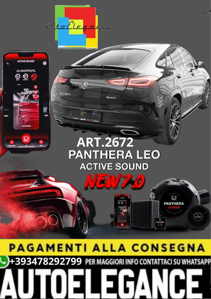 🎀ART.2672 PANTHERA SOUND SYSTEM ADATTO PER  Mercedes-Benz GLE Coupe AMG-Line 🎀