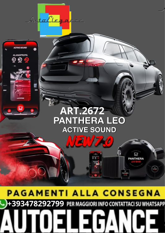 🎀ART.2672 PANTHERA SOUND SYSTEM ADATTO PER  Mercedes-Benz GLS AMG-Line🎀