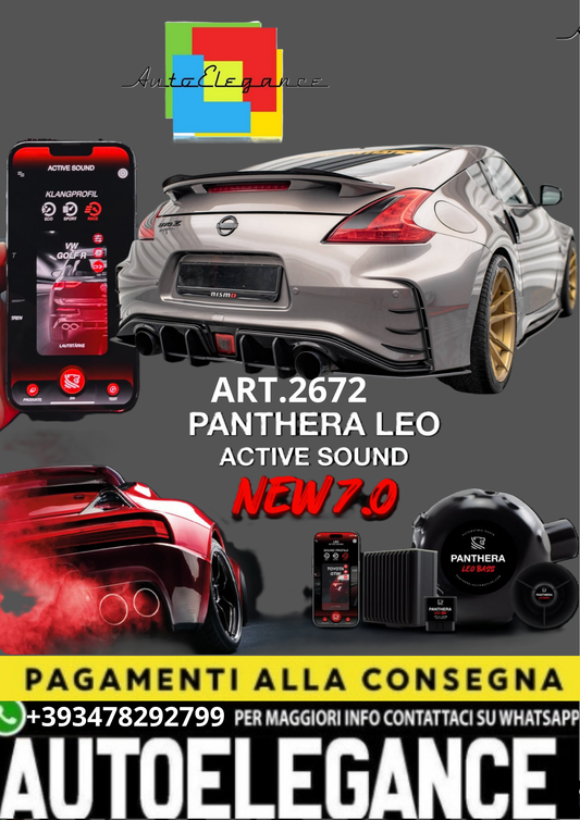 🎀ART.2672 PANTHERA SOUND SYSTEM ADATTO PER  Nissan 370Z 🎀