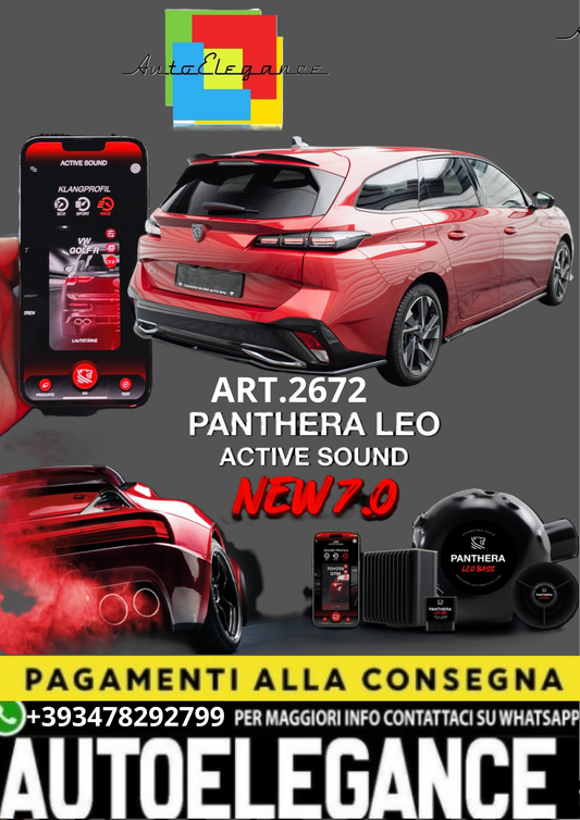 🎀ART.2672 PANTHERA SOUND SYSTEM ADATTO PER   Peugeot 308 SW Mk3🎀