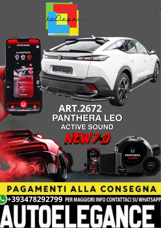 🎀ART.2672 PANTHERA SOUND SYSTEM ADATTO PER  Peugeot 408 Mk1🎀