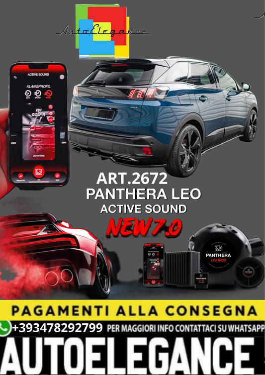 🎀ART.2672 PANTHERA SOUND SYSTEM ADATTO PER  Peugeot 3008 GT-Line Mk2 🎀