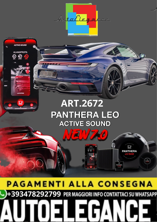 🎀ART.2672 PANTHERA SOUND SYSTEM ADATTO PER  Porsche 911 Carrera Aero 🎀
