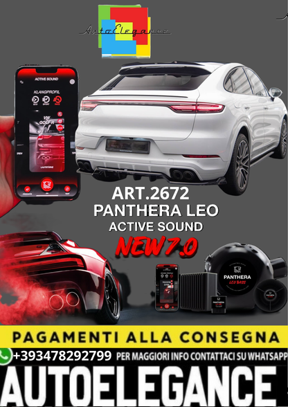 🎀ART.2672 PANTHERA SOUND SYSTEM ADATTO PER  Porsche Cayenne Coupe / SUV Mk3🎀