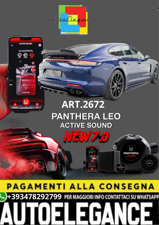 🎀ART.2672 PANTHERA SOUND SYSTEM ADATTO PER Panamera E-Hybrid 971 Facelift🎀