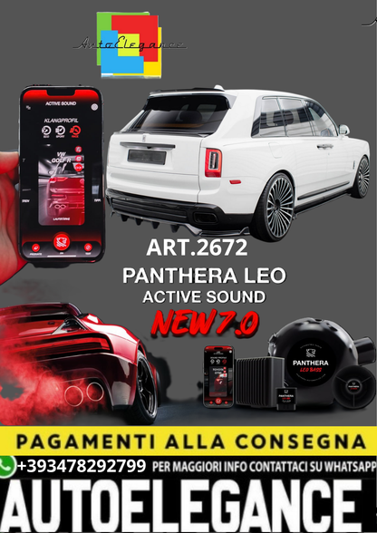 🎀ART.2672 PANTHERA SOUND SYSTEM ADATTO PER Rolls Royce Cullinan🎀
