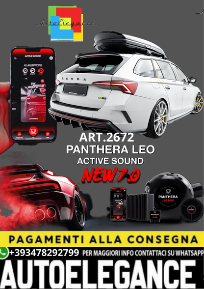 🎀ART.2672 PANTHERA SOUND SYSTEM ADATTO Skoda Octavia RS Mk4🎀