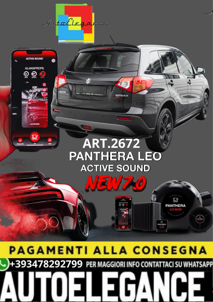 🎀ART.2672 PANTHERA SOUND SYSTEM ADATTO PER  Suzuki Vitara S Mk2🎀