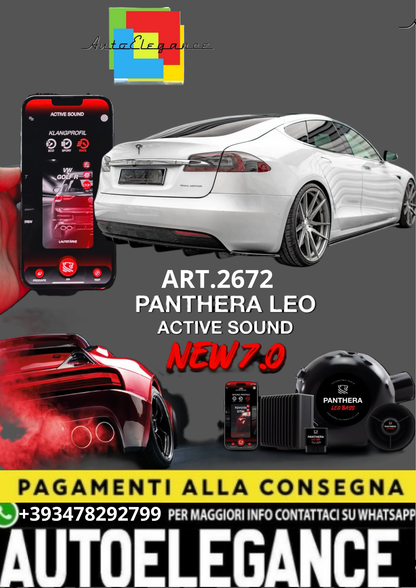 🎀ART.2672 PANTHERA SOUND SYSTEM ADATTO PER  Tesla Model S Facelift🎀