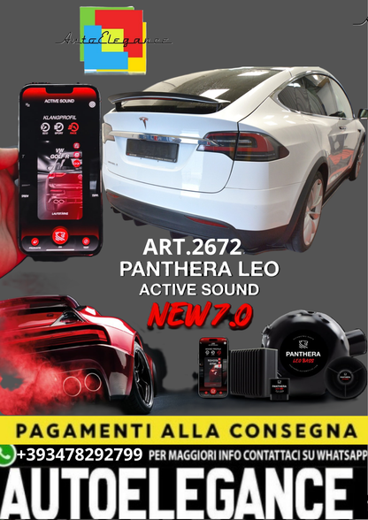 🎀ART.2672 PANTHERA SOUND SYSTEM ADATTO PER TESLA MODEL X🎀