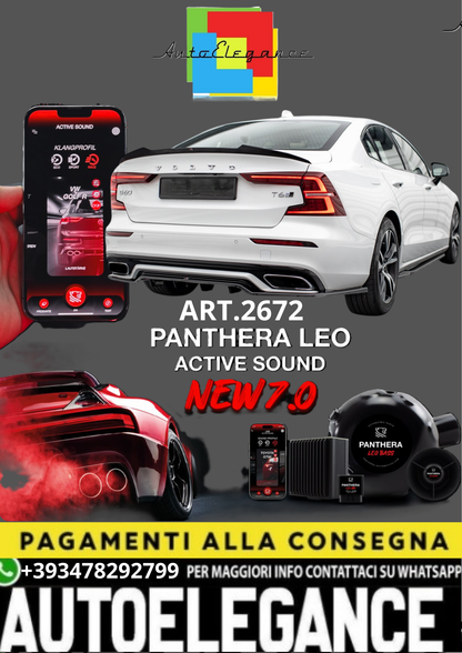 🎀ART.2672 PANTHERA SOUND SYSTEM ADATTO PER  Volvo S60/V60 R-Design Mk3🎀