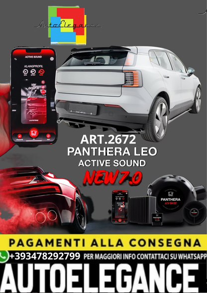 🎀ART.2672 PANTHERA SOUND SYSTEM ADATTO PER   Volvo EX30 Mk1🎀