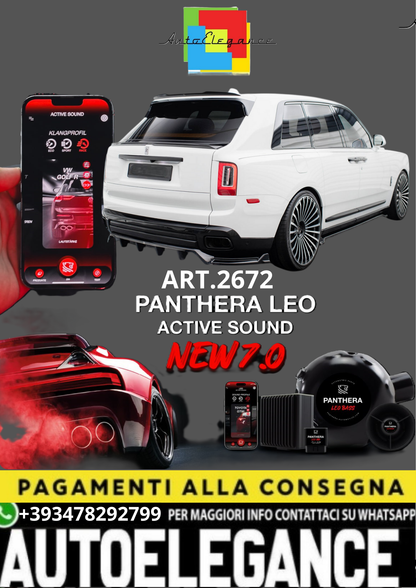 🎀ART.2672 PANTHERA SOUND SYSTEM ADATTO PER   Rolls Royce Cullinan🎀