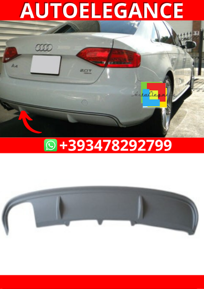 Diffusore audi a4 b8 07-11 look s4 solo per versioni standard