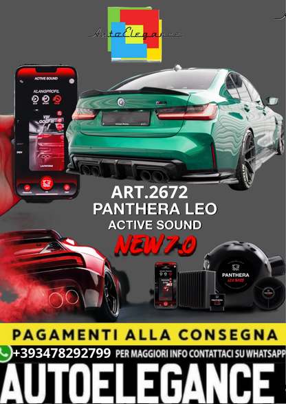 🎀ART.2672 PANTHERA SOUND SYSTEM ADATTO PER  BMW M3 berlina / Touring G80 / G8🎀