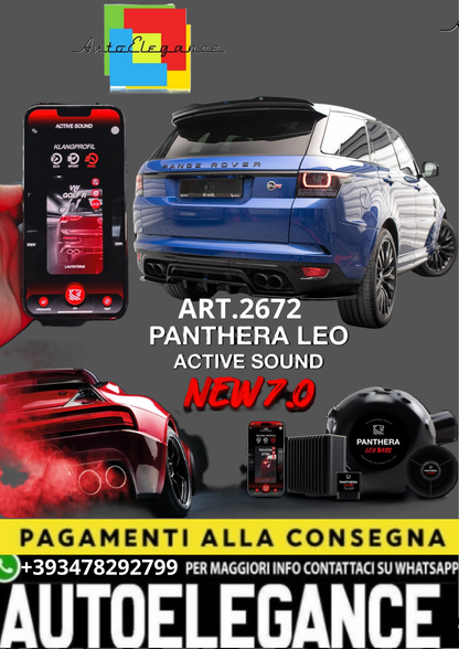 🎀ART.2672 PANTHERA SOUND SYSTEM ADATTO PER  Land Rover Rover Sport SVR🎀