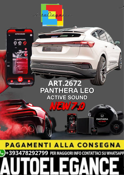 🎀ART.2672 PANTHERA SOUND SYSTEM ADATTO PER  Audi Q4 e-tron Sportback Mk1🎀