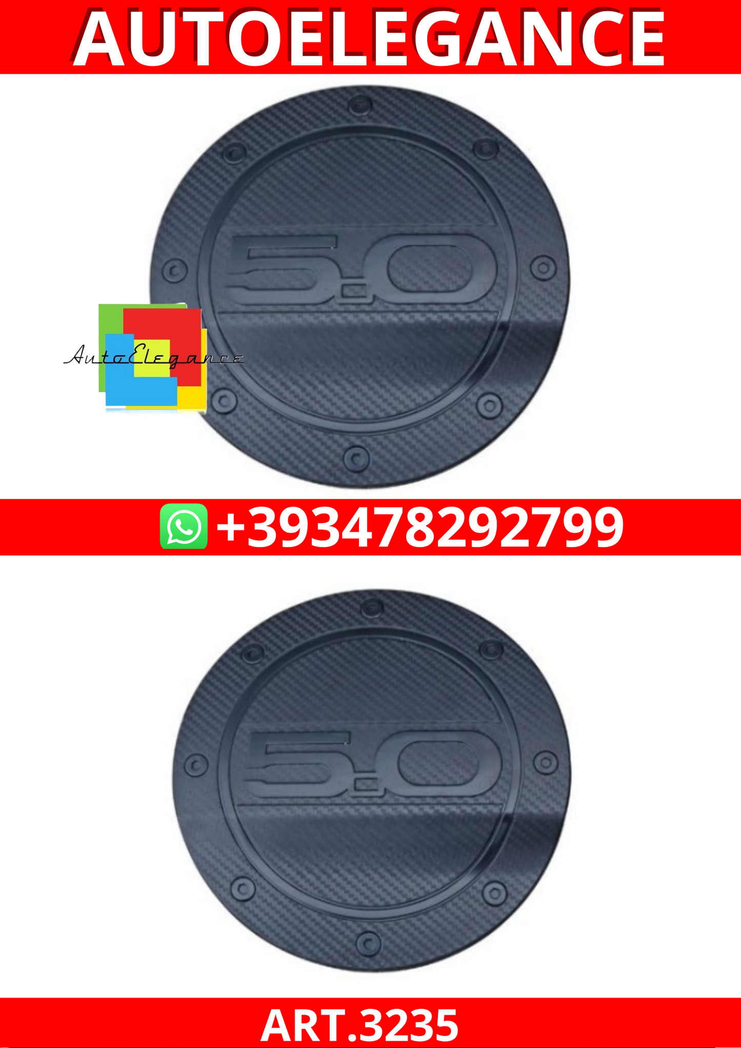 ART.3235   5.0 Porta del carburante FORD MUSTANG 15-23 (Copia)