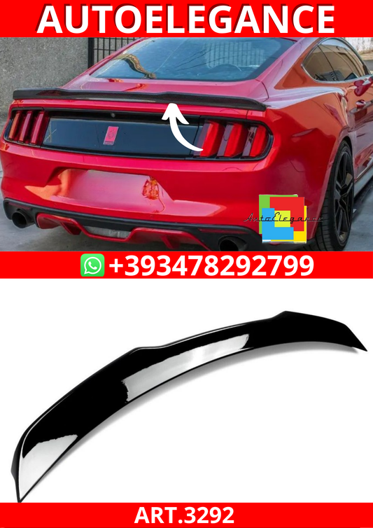 ART.3292 Spoiler posteriore nero lucido FORD MUSTANG 15-23