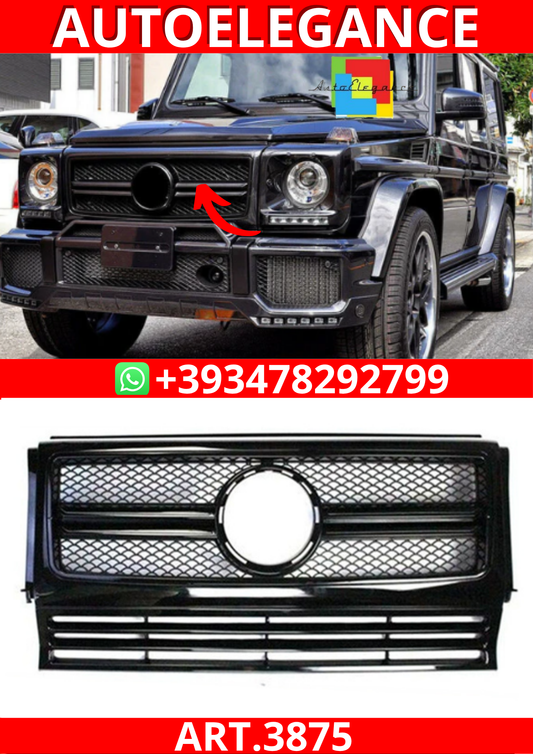ART.3875  Griglia nera AMG Look per Mercedes Classe G (W463) 1989-2018