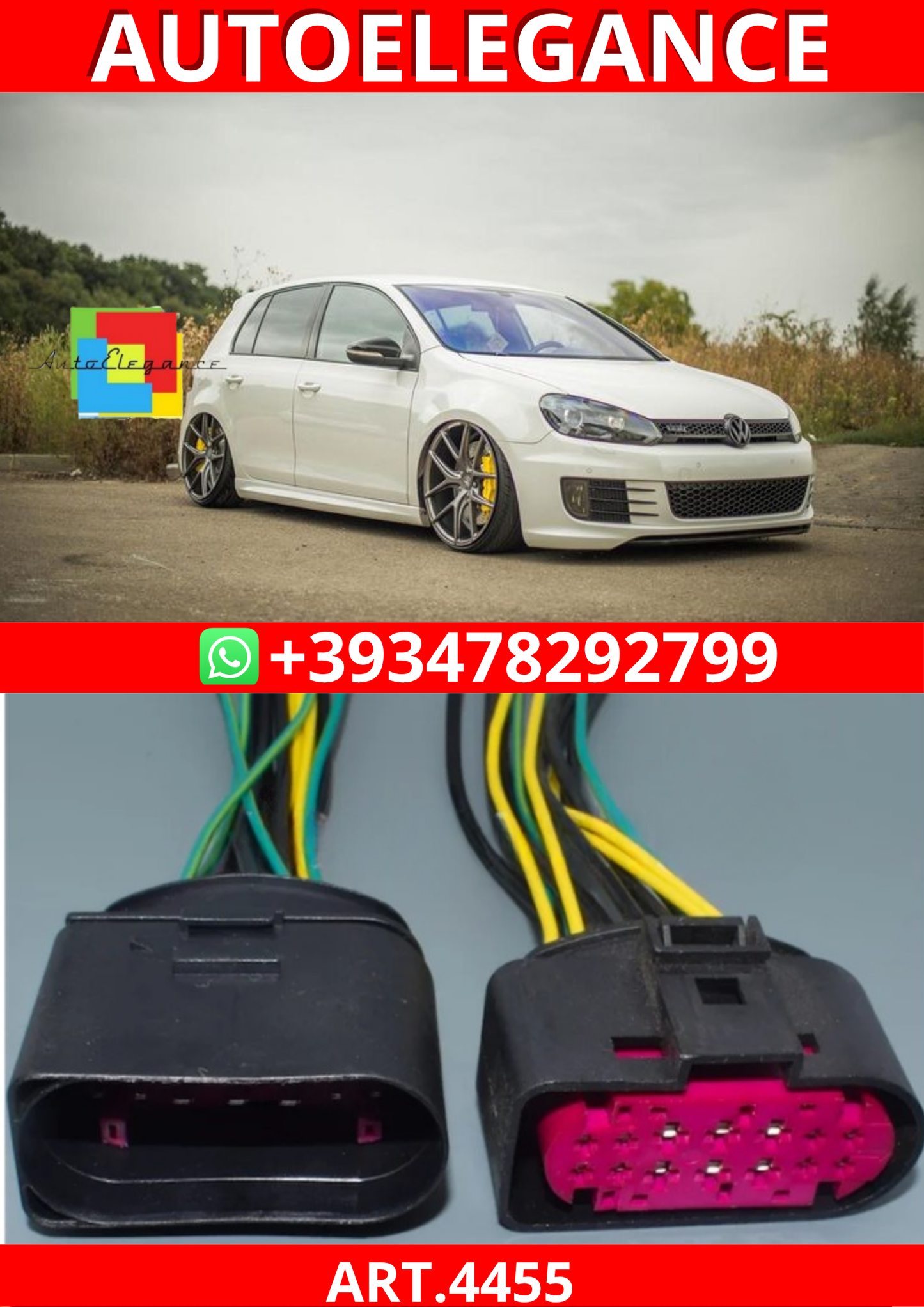 ART.4455 ADATTATORI VW Golf MK6