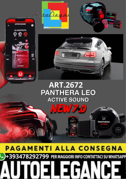 🎀ART.2672 PANTHERA SOUND SYSTEM ADATTO PER Bentley Bentayga Mk1  🎀