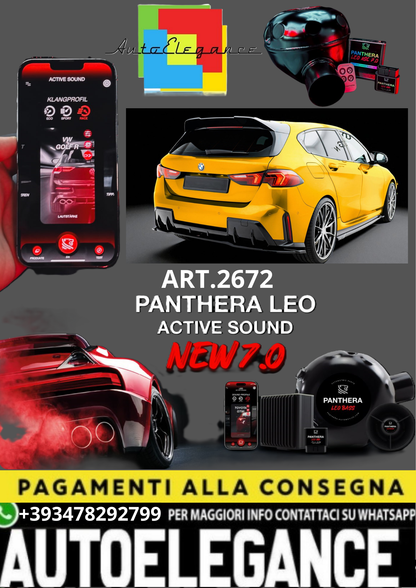 🎀ART.2672 PANTHERA SOUND SYSTEM ADATTO PER BMW 1 M-Pack F70🎀