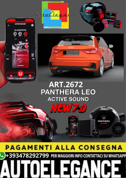 🎀ART.2672 PANTHERA SOUND SYSTEM ADATTO PER Audi A1 S-Line GB🎀