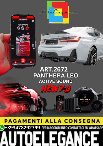 🎀ART.2672 PANTHERA SOUND SYSTEM ADATTO PER  BMW M340i G20 / G21 Facelift🎀