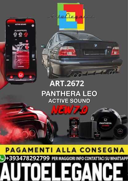 🎀ART.2672 PANTHERA SOUND SYSTEM ADATTO PER  BMW M5 / 5 M-Pack E39🎀