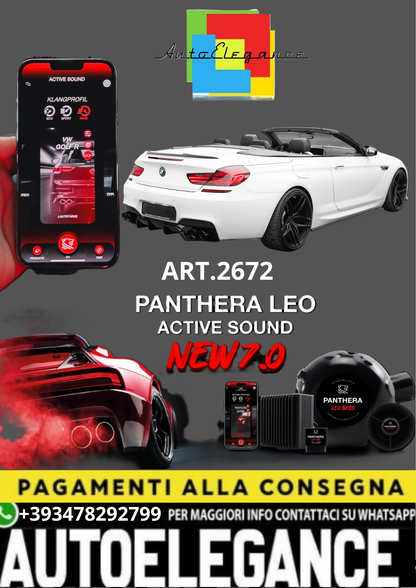 🎀ART.2672 PANTHERA SOUND SYSTEM ADATTO PER BMW M6 / 6 M-Pack Cabriolet F12 🎀